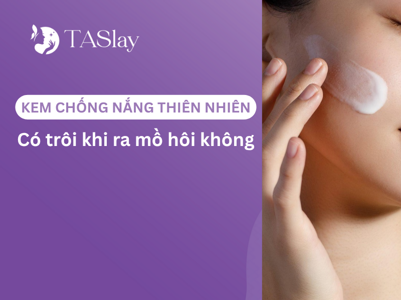 Bạn có bao giờ tự hỏi kem chống nắng thiên nhiên có bị trôi khi ra mồ hôi không? Đây là câu hỏi phổ biến của nhiều người đang tin dùng các sản phẩm chống nắng làm từ thành phần tự nhiên